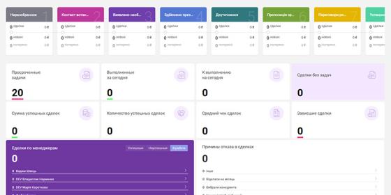 Скриншот Smart CRM