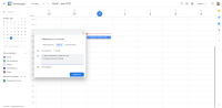 Создание задачи в Google Календаре
