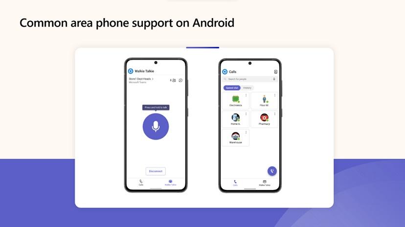 В Teams внедрили поддержку общих устройств для мобильных телефонов Android