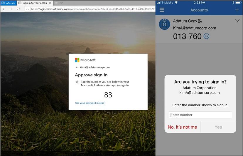 Microsoft применяет сопоставление номеров для борьбы с  «атаками усталости» на MFA