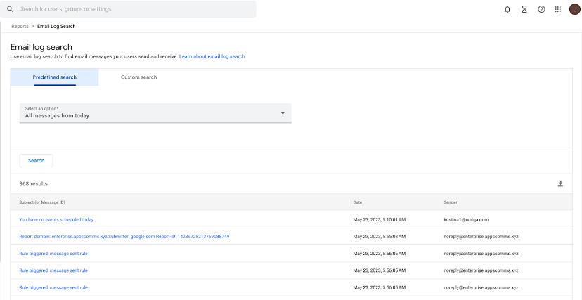 Команда Google обновила пользовательский интерфейс инструмента поиска журнала Gmail